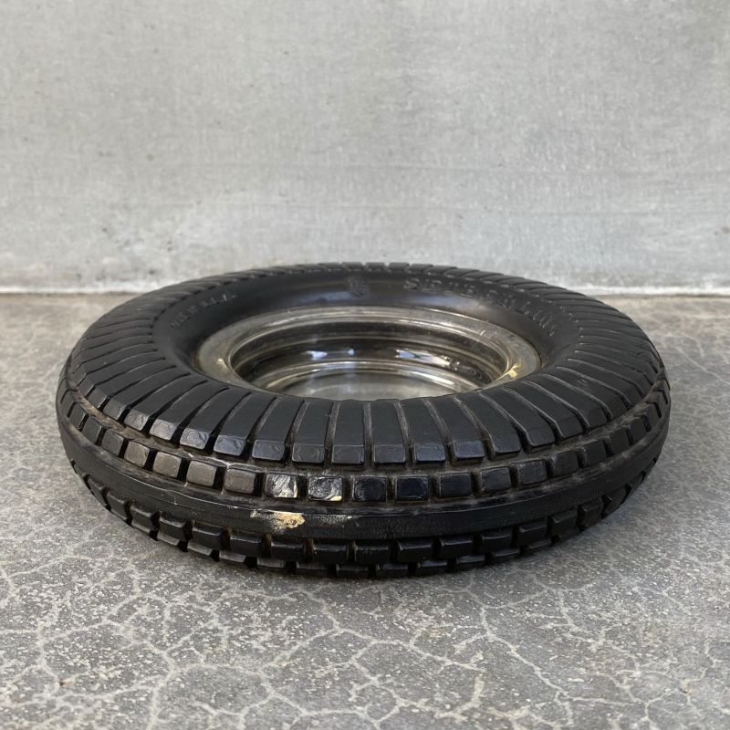 VINTAGE SEIBERLING TIRE ASHTRAY ヴィンテージ セイバーリング タイヤ