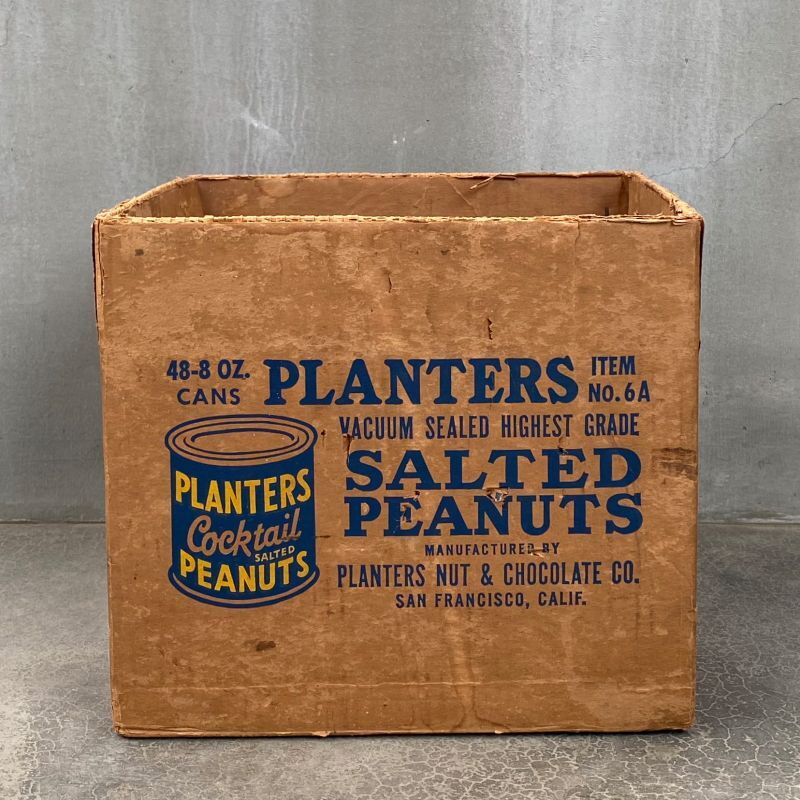 VINTAGE PLANTERS社 MR.PEANUT ヴィンテージ ミスターピーナッツ 箱