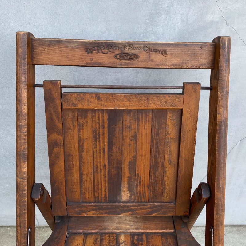 VINTAGE W.R.CASE & SONS CUTLERY CO. FOLDING CHAIR ヴィンテージ