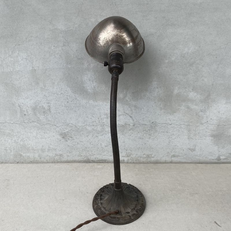 VINTAGE ANTIQUE DESK LAMP STAND LIGHT ヴィンテージ アンティーク