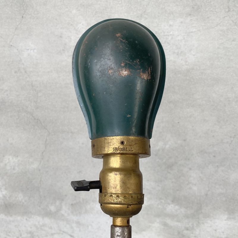 VINTAGE ANTIQUE FARIES DESK LAMP STAND LIGHT ヴィンテージ アンティーク フェアリーズ デスクランプ  デスクライト スタンドライト 卓上ライト / インダストリアル グースネック 照明 工業用 HUBBELL アメリカ