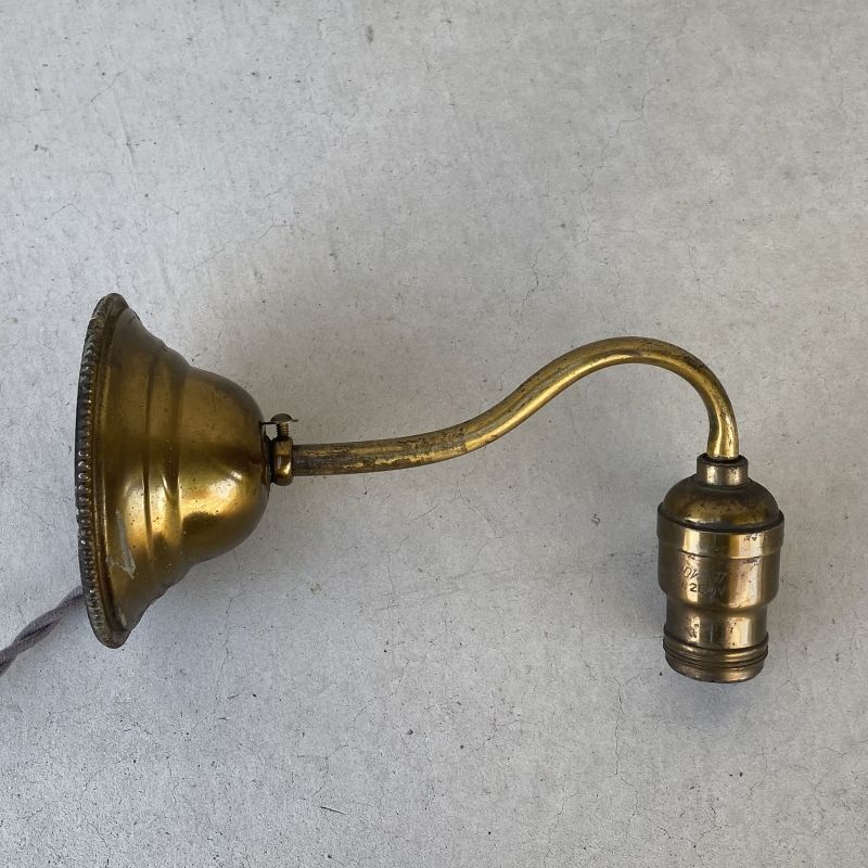 VINTAGE ANTIQUE LAMP LIGHT WALL LAMP ヴィンテージ アンティーク ライト ウォールランプ 壁付け照明  ブラケットランプ / ランプ 真鍮 店舗什器 アメリカ USA (7)